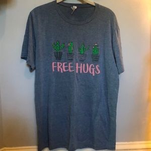 Free Hugs Cactus T-shirt